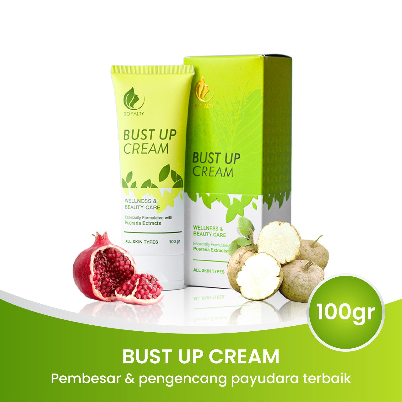 Glowpedia Royalty Bust Up Cream (Krim Pengencang Payudara) | 100 g