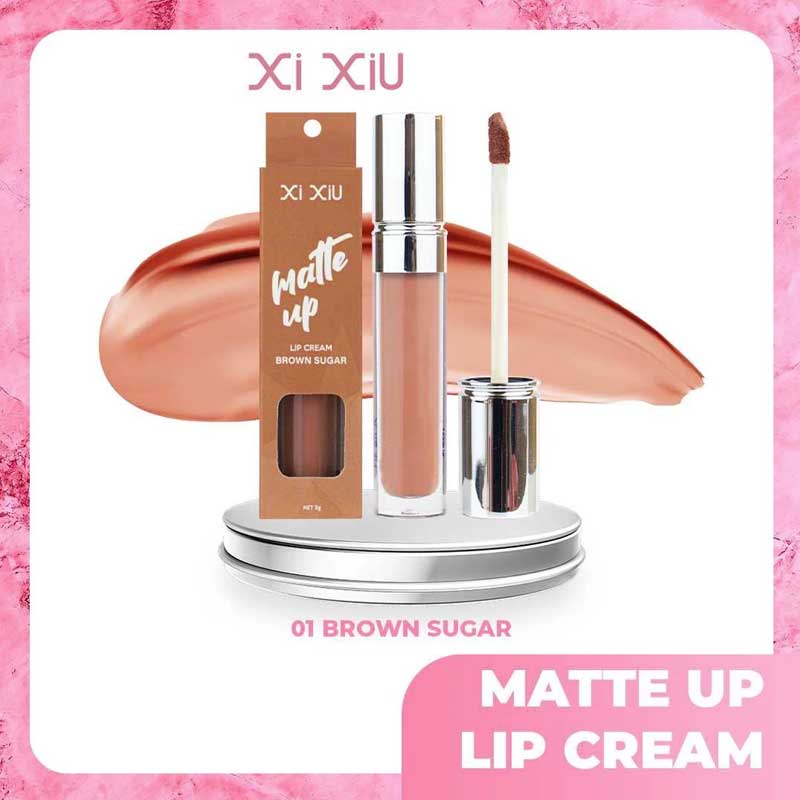 Xi Xiu - Matte Up Lip Cream Brown Sugar 01 | 5 g