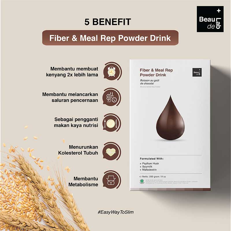 Beaudelab Fiber & Meal Rep Powder Drink | 250 g