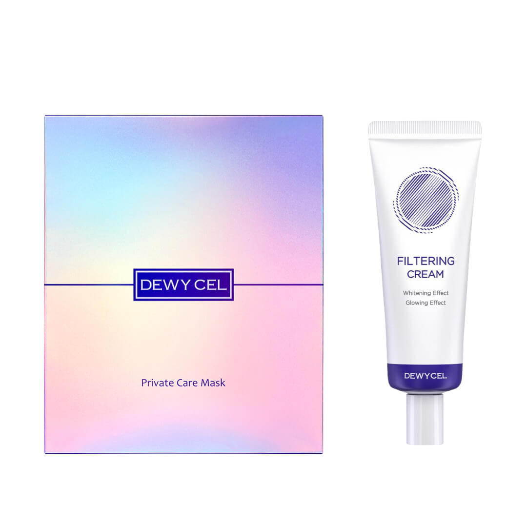 DEWYCEL Private Care Mask 5 Pcs. + DEWYCEL Filtering Cream SPF 50 (40ml)