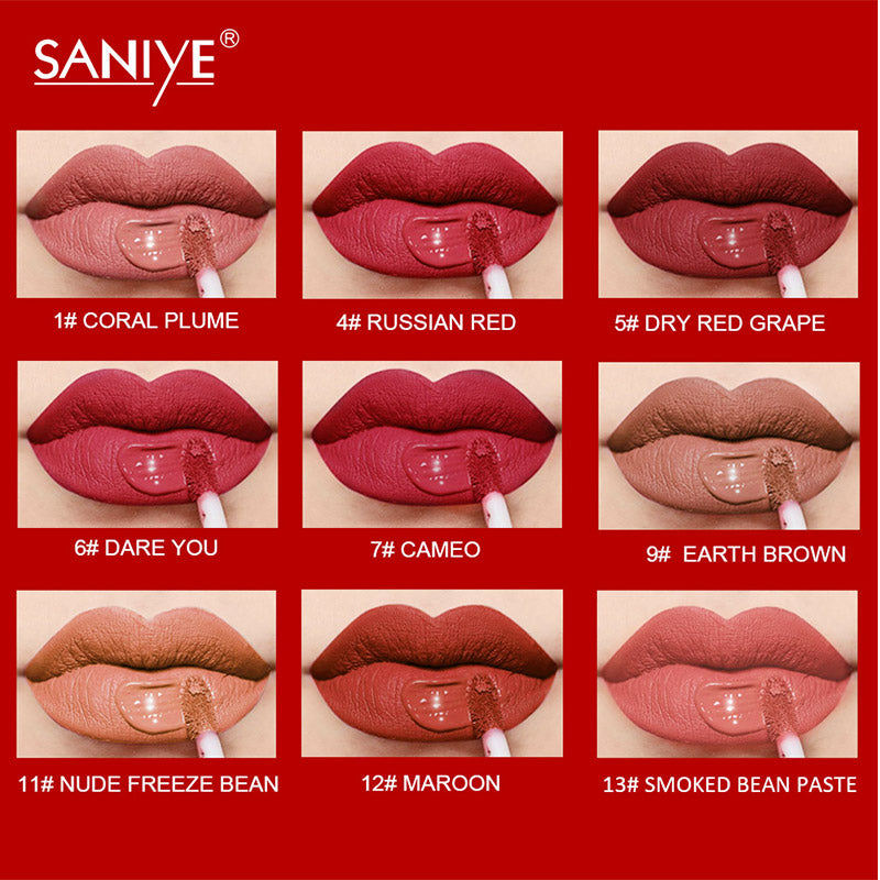 SANIYE Non-stick Lip matte Gloss L1181 13#