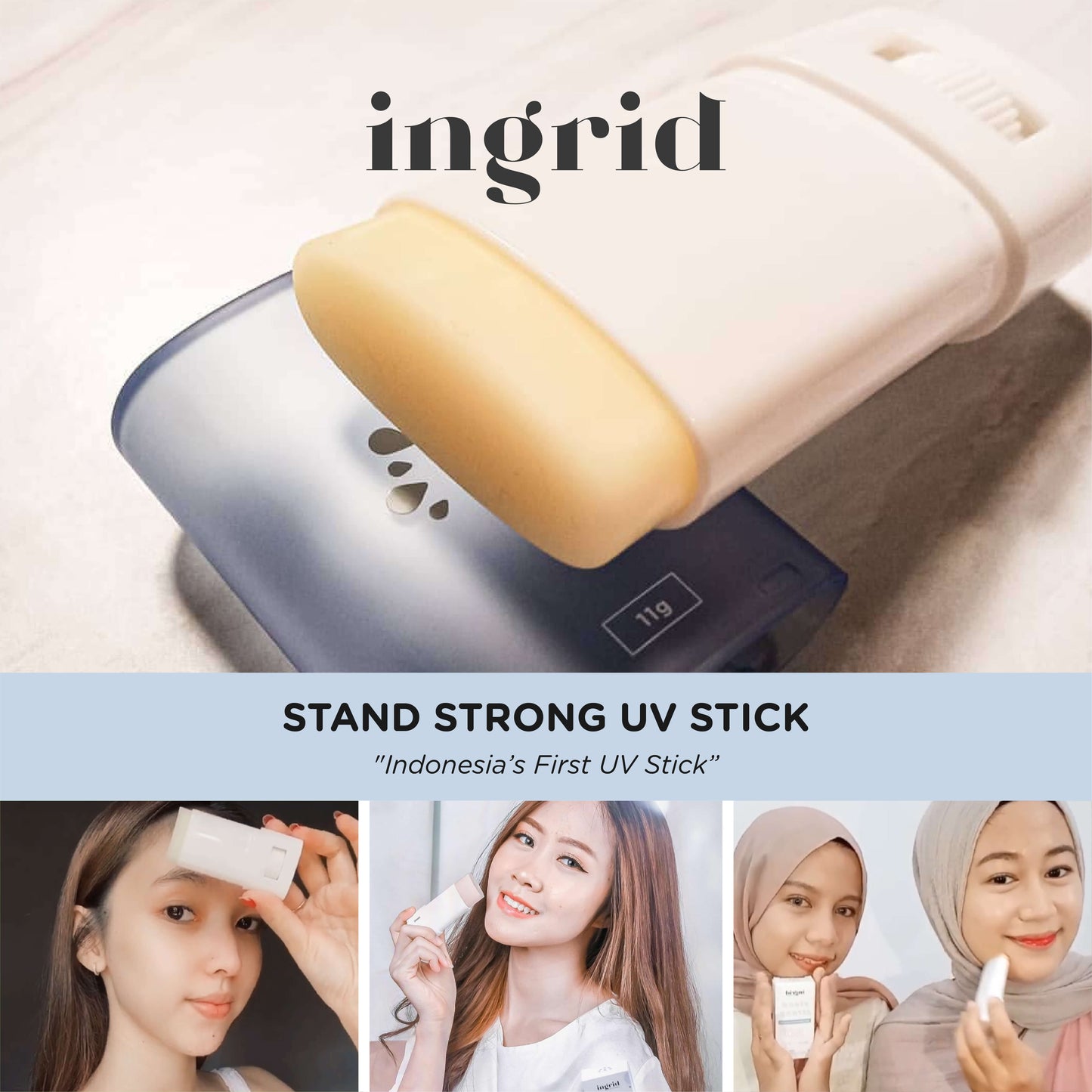 [Paket 500] Ingrid Stand Strong UV Stick Sunscreen