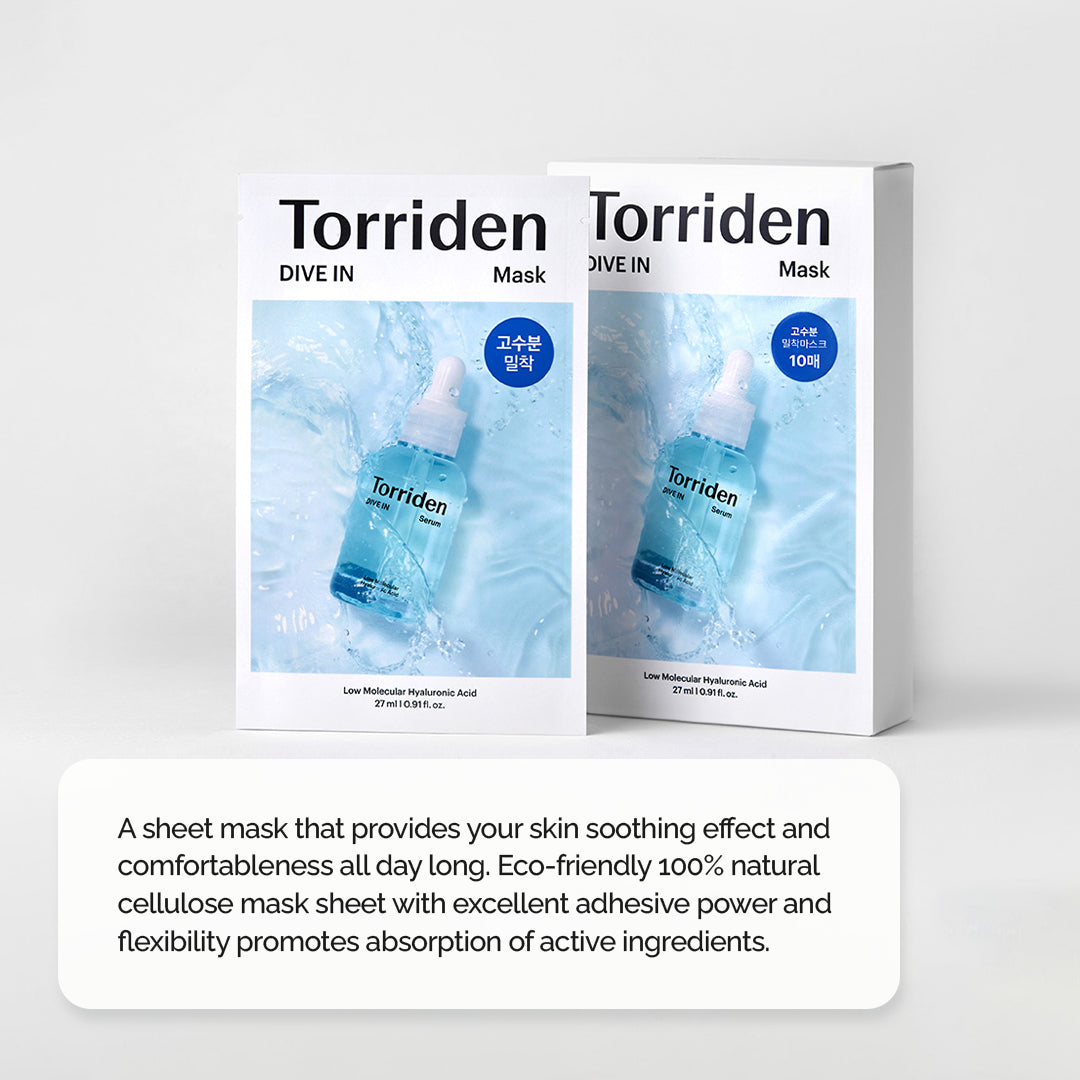 Torriden Dive-In Low Molecular Hyaluronic Acid Mask | 27 ml