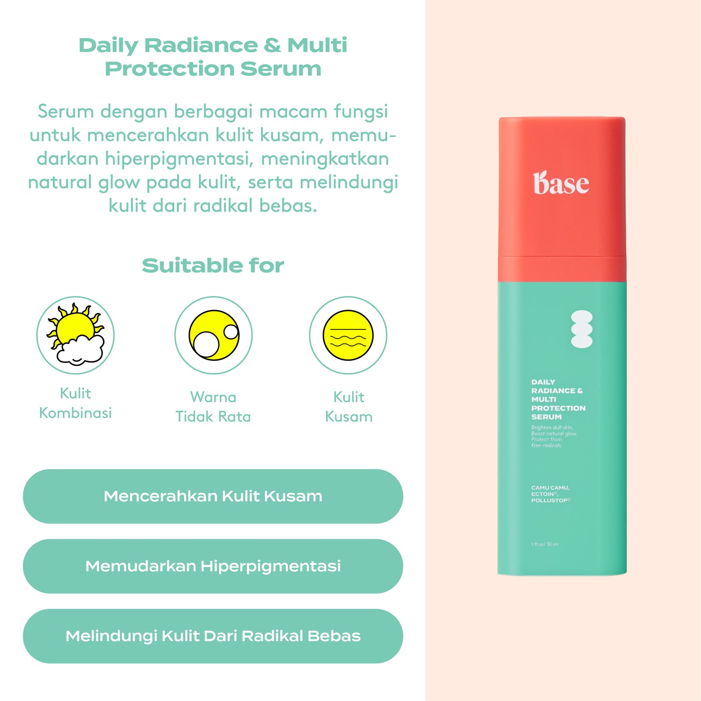 Base Daily Radiance & Multi Protection Serum