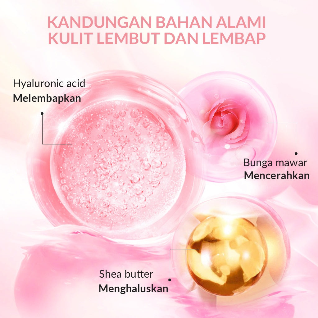 BIOAQUA Cat's Claw Moisturizing Rose Jelly Soap 110g