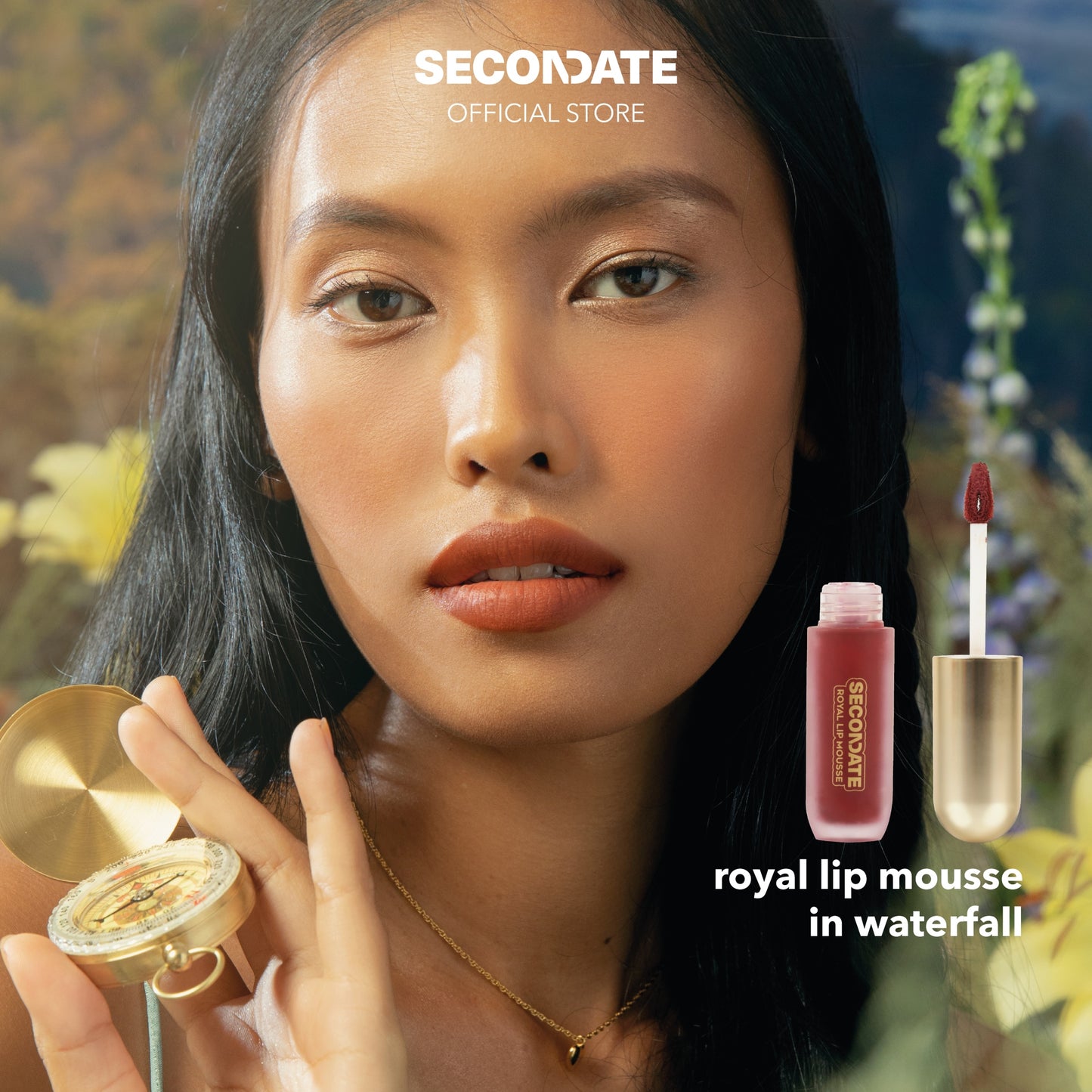 SECONDATE Royal Lip Mousse in Waterfall