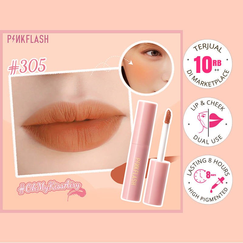 Pinkflash M01 Lip & Cheek Duo Matte Tint - #305 | 30 ml