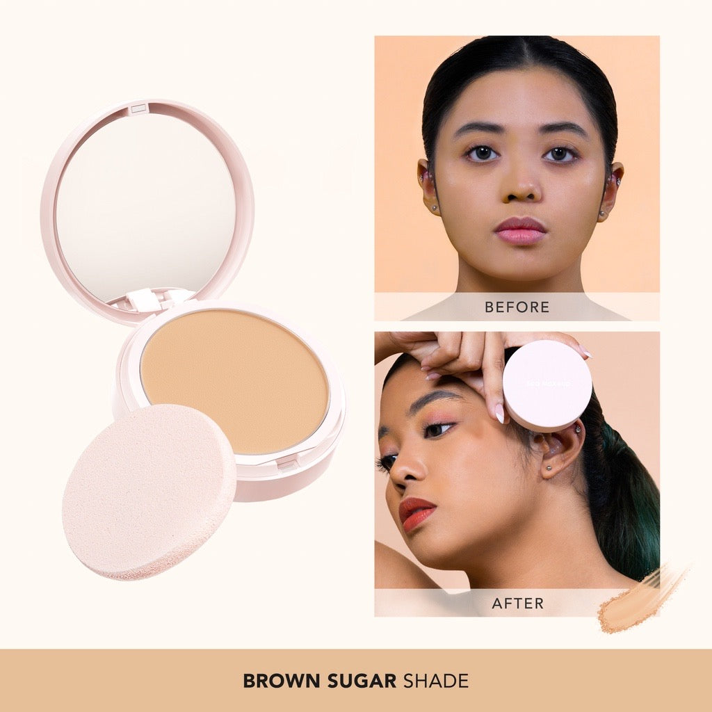 Sea Makeup Acne Cover & Smooth Two Way Cake Brown Sugar | 9 g