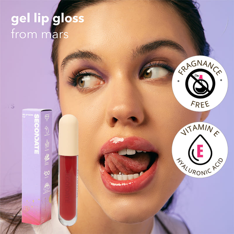 Secondate Gel Lip Gloss From Mars