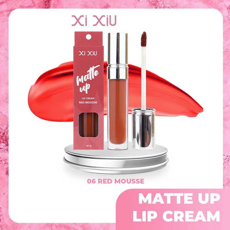 Xi Xiu - Matte Up Lip Cream Red Mousse 06 | 5 g