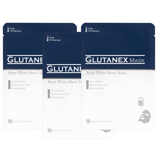 [Paket 3] Glutanex Snow White Sheet Mask