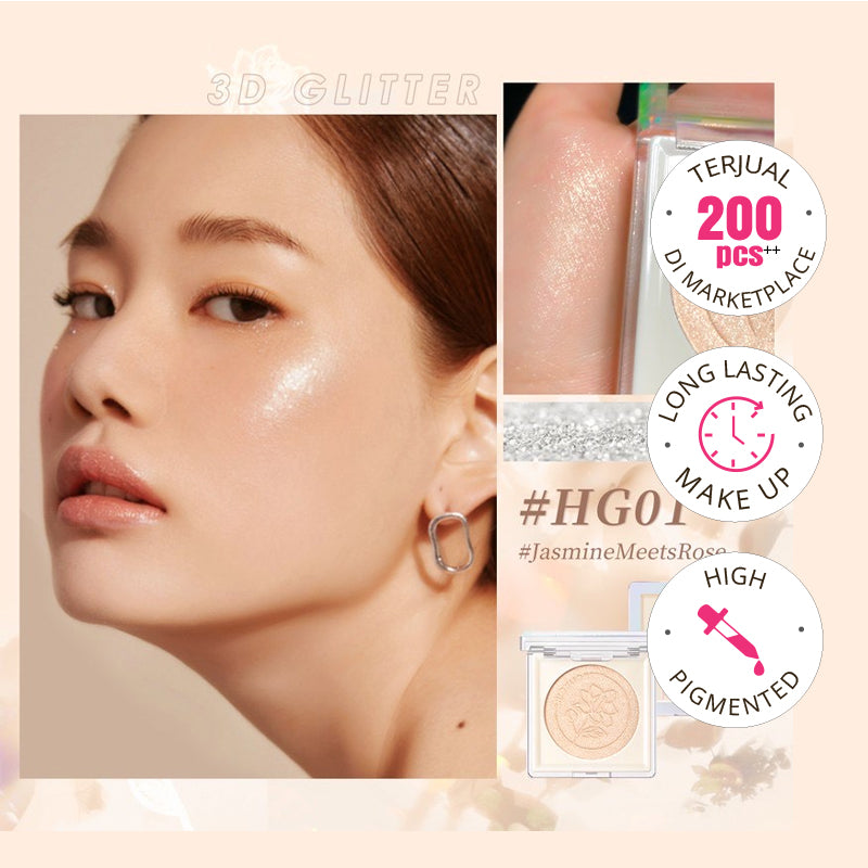 Focallure Shimmering Skin Pressed Highlighter FA234 HG01 | 3.7 g