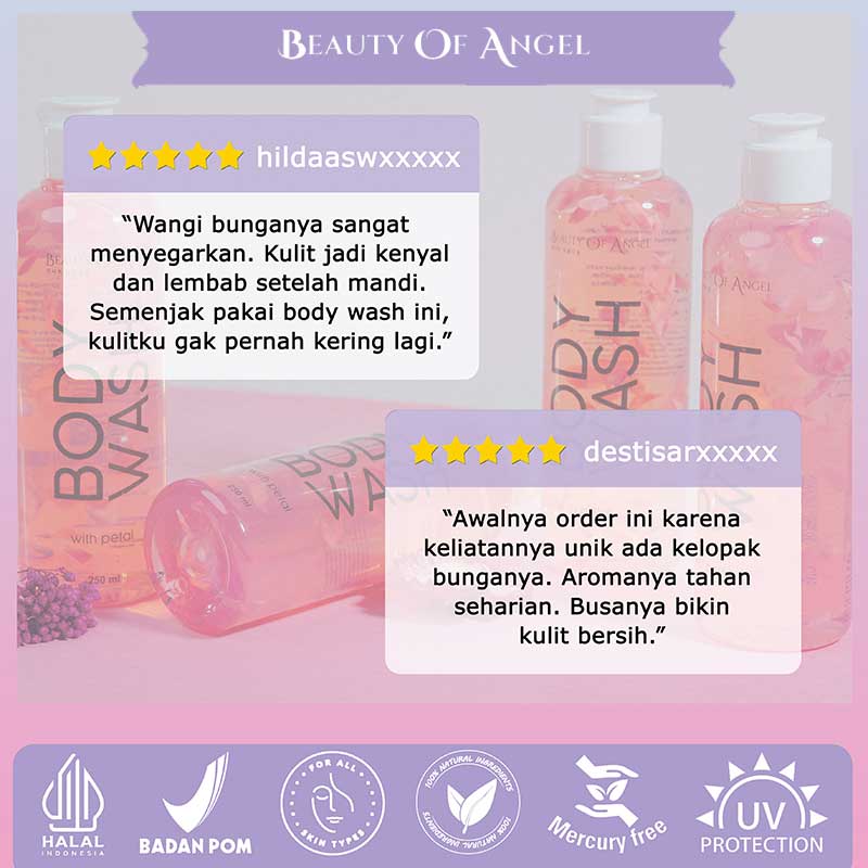 Beauty Of Angel Body Wash With Petal | 250 ml