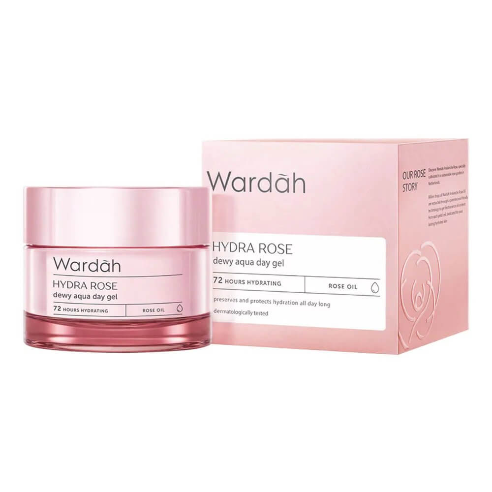 Wardah Hydra Rose Dewy Aqua Day Gel | 40 g