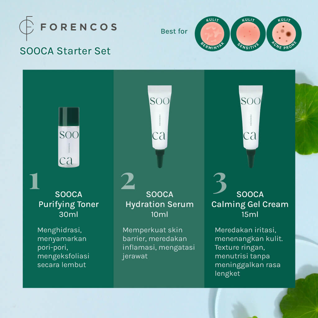 Forencos Sooca Starter Set - Trial Kit Untuk Kulit Sensitif