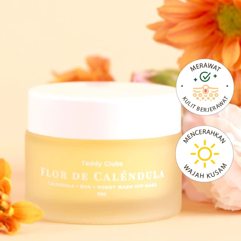 TEDDY CLUBS Gel Mask Flor de Calendula 50gr