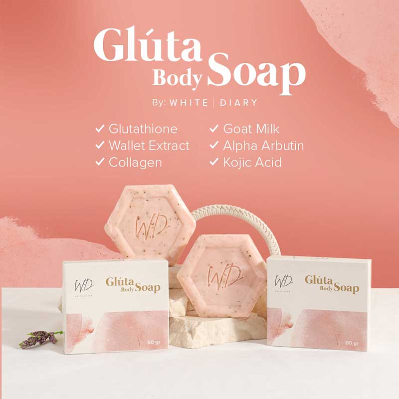 White Diary Gluta Body Soap | 60 g