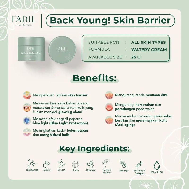 FABIL Back Young Skin Barrier Cream 25gr