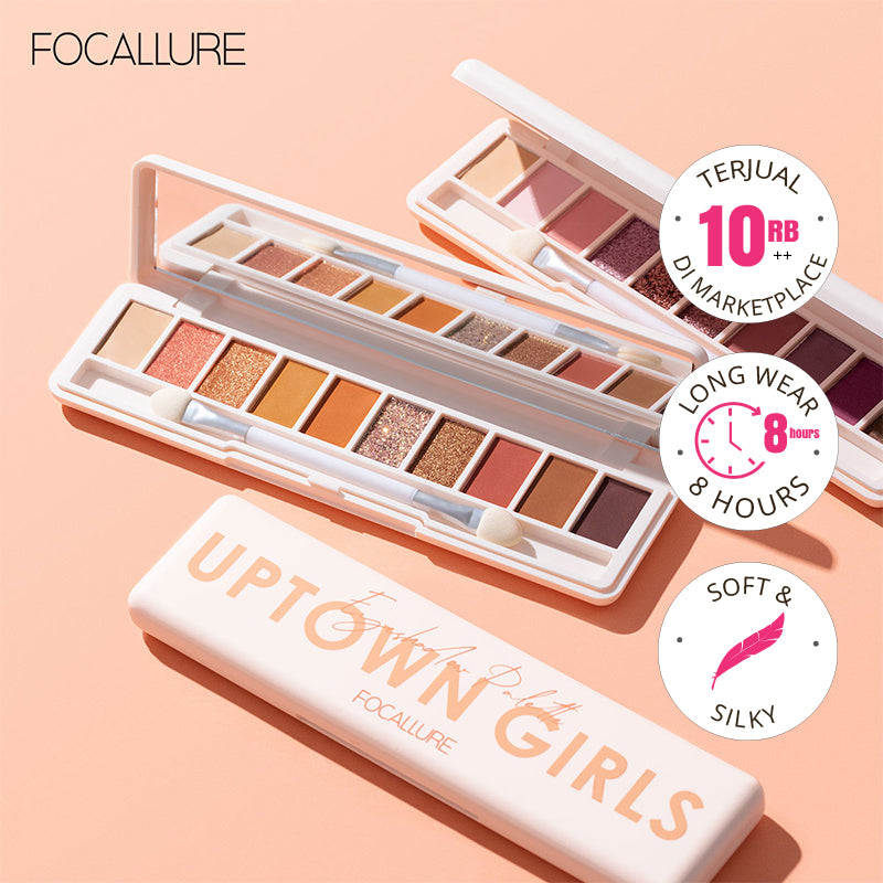 Focallure 10 Color Eyeshadow Palette FA158 #01