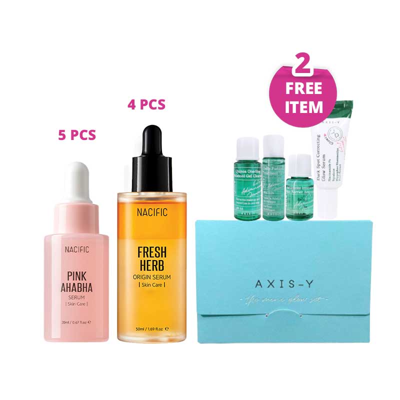 [Mega Combo] Nacific Acne Serum 50 ml & 20ml Kit 9+1 (Khusus 9.9)