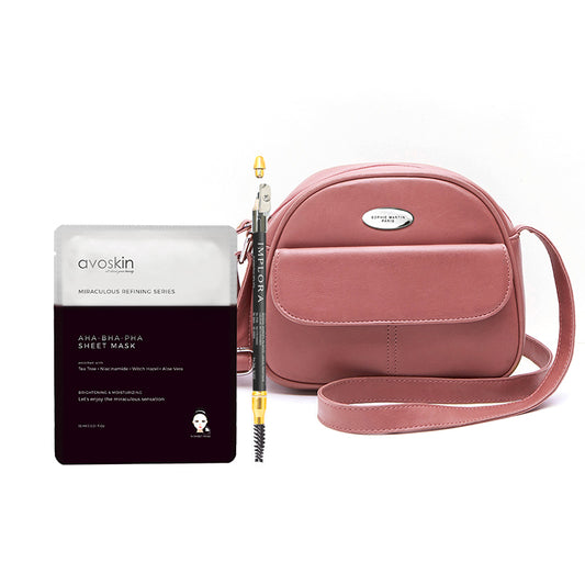 [Combo 15+4] Sophie Martin Delion Bag + [Free x2] Implora Eye Pencil + [Free x2] Avoskin Sheet Mask