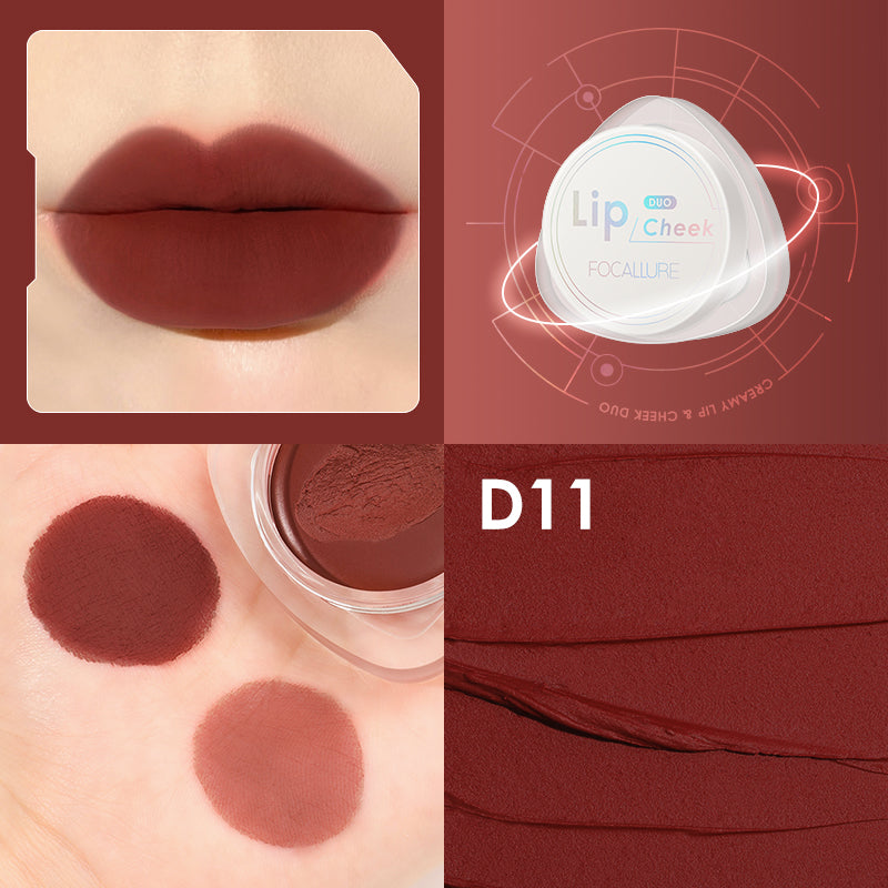 Focallure Creamy Lip & Cheek Duo FA266 #D11