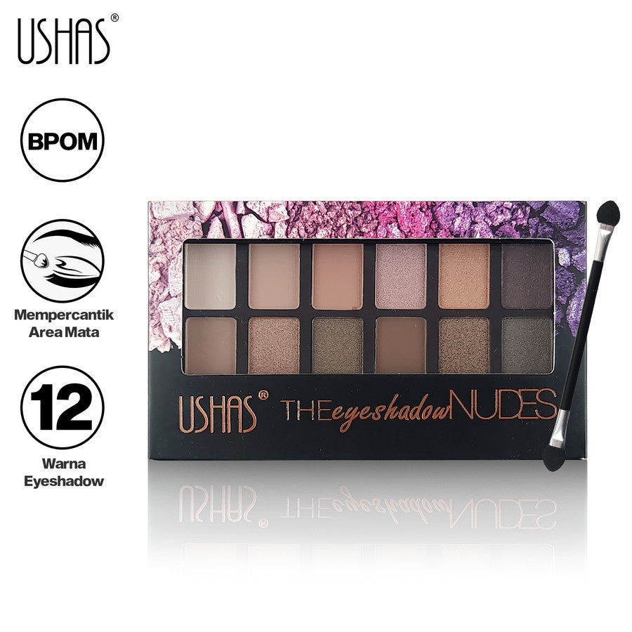 Ushas ES2802 Eyeshadow Nudes No.01 | 10.2gr