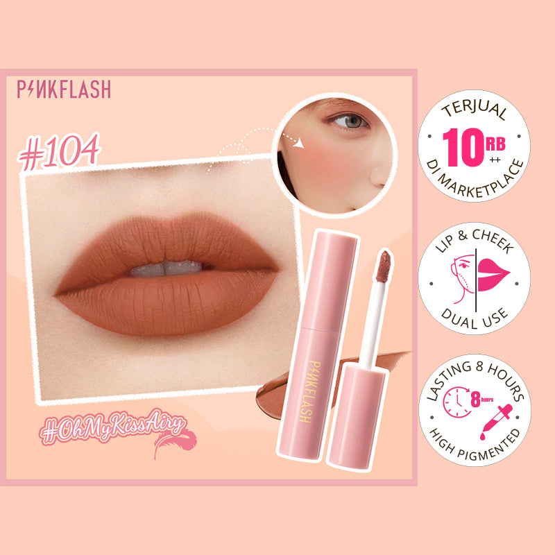 Pinkflash M01 Lip & Cheek Duo Matte Tint - #104 | 30 ml