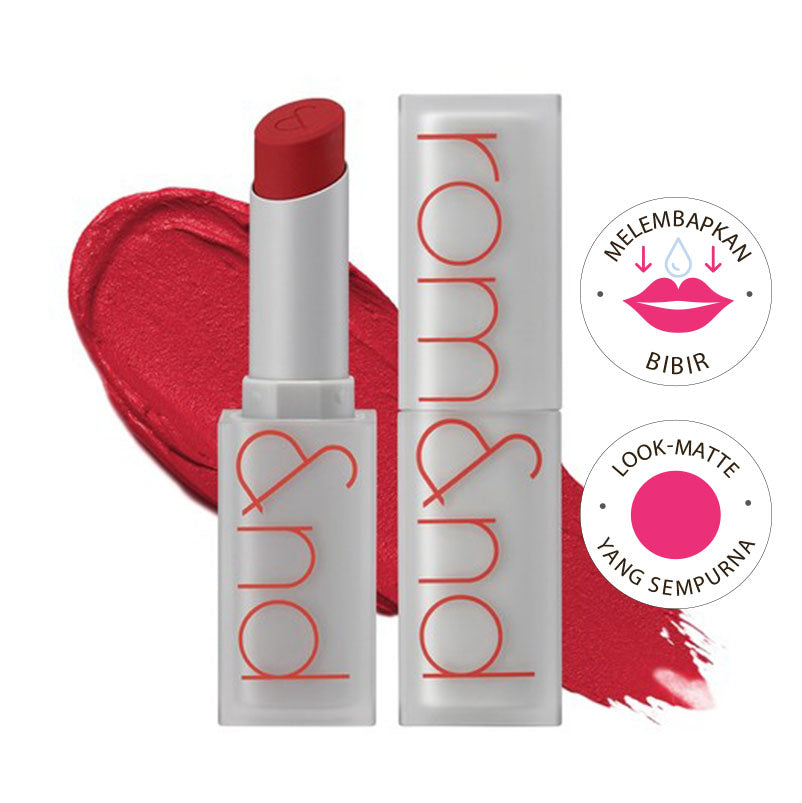 Rom&Nd Zero Matte Lipstick 17 Red Heat | 3g