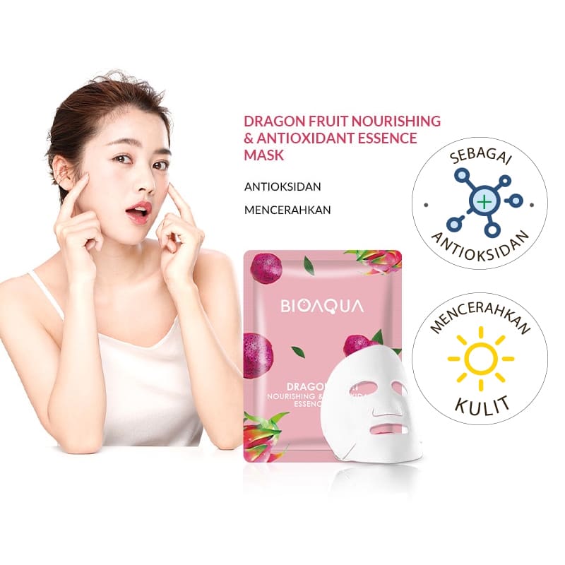 BIOAQUA Dragon Fruit Nourishing & Antioxidant Essence Mask 25g