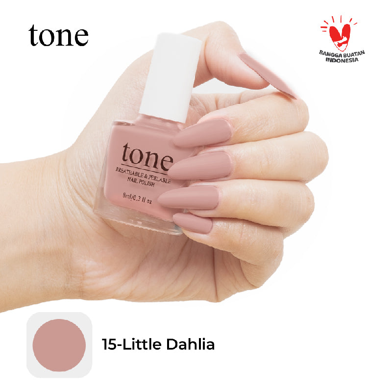 TONE Breathable and Peelable Nail Polish Neutral Palette Series 15