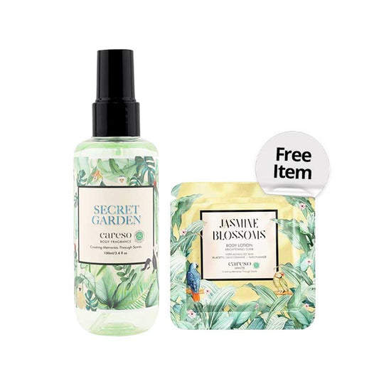 [Combo] Careso Body Fragrance - Secret Garden | 100 ml + Free Careso Body Lotion Jasmine Blossom