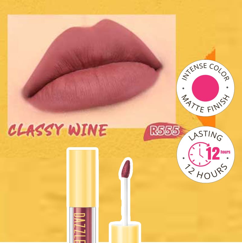 Dazzle Me Velvet Matte Lip Cream - Classy Wine