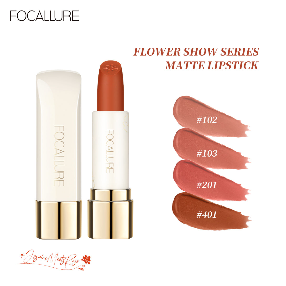 Focallure Pure Matte Lipstick FA203 - 201