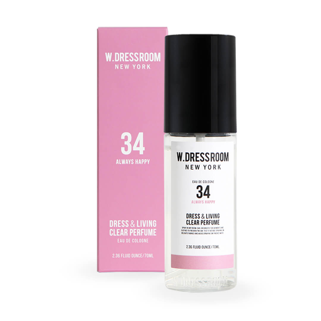 W Dressroom Dress & Living Clear Perfume No. 34 Always Happy - Eau De Parfum Korea | 70 ml