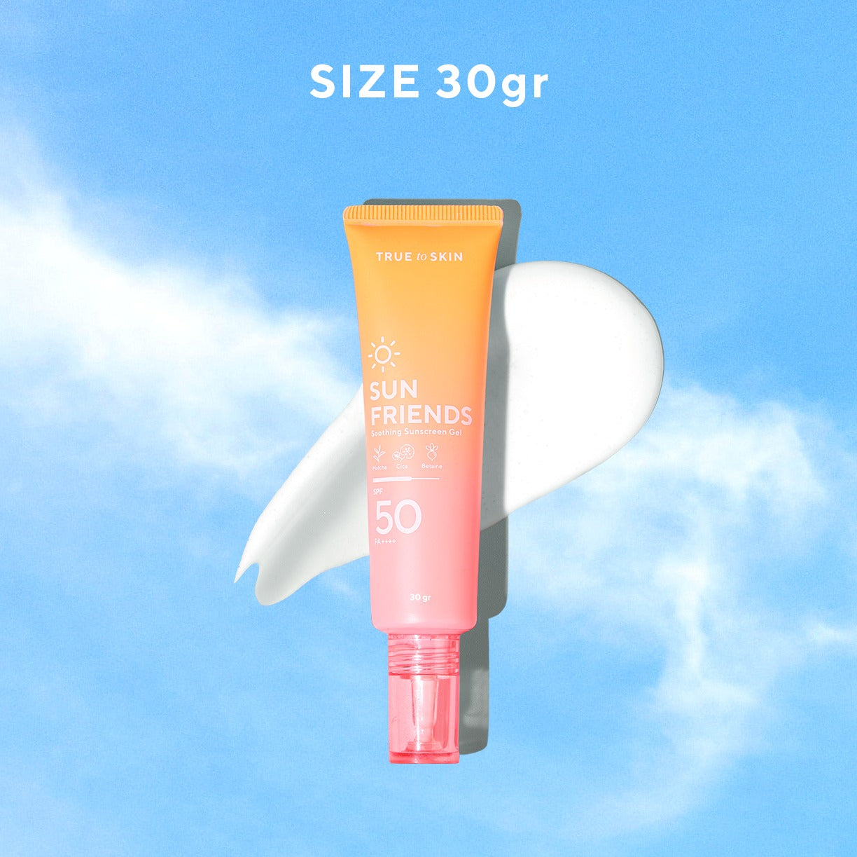 True To Skin Sunfriends Sunscreen Gel SPF 50 PA++++ | 30 ml