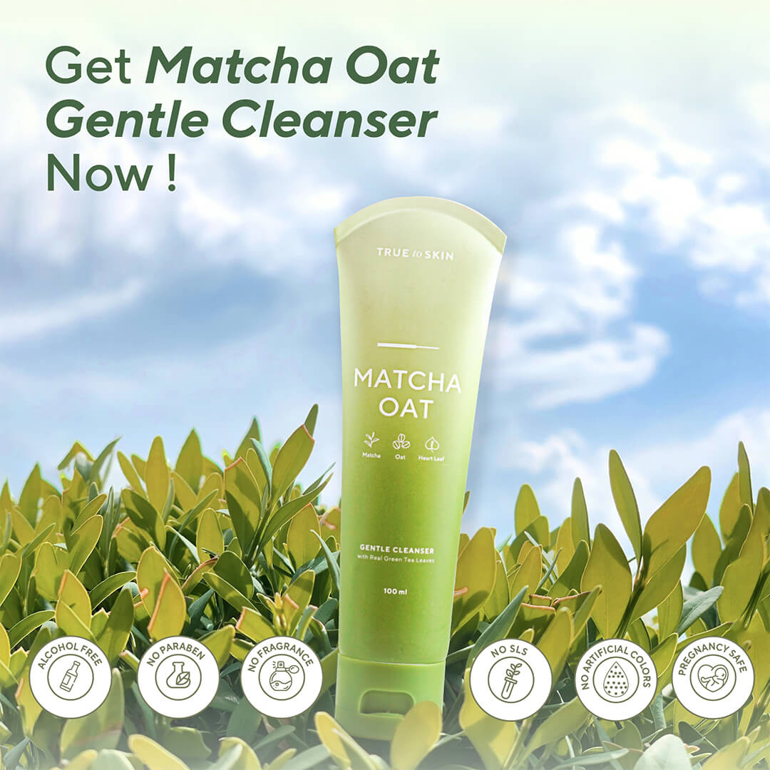 True To Skin Matcha Oat Gentle Cleanser | 100 ml