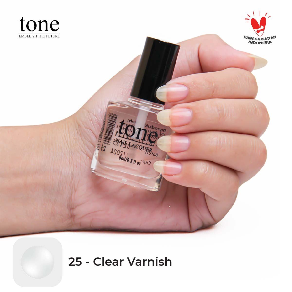 Tone Nail Polish Glossy Mixed Series 25 | 8 ml