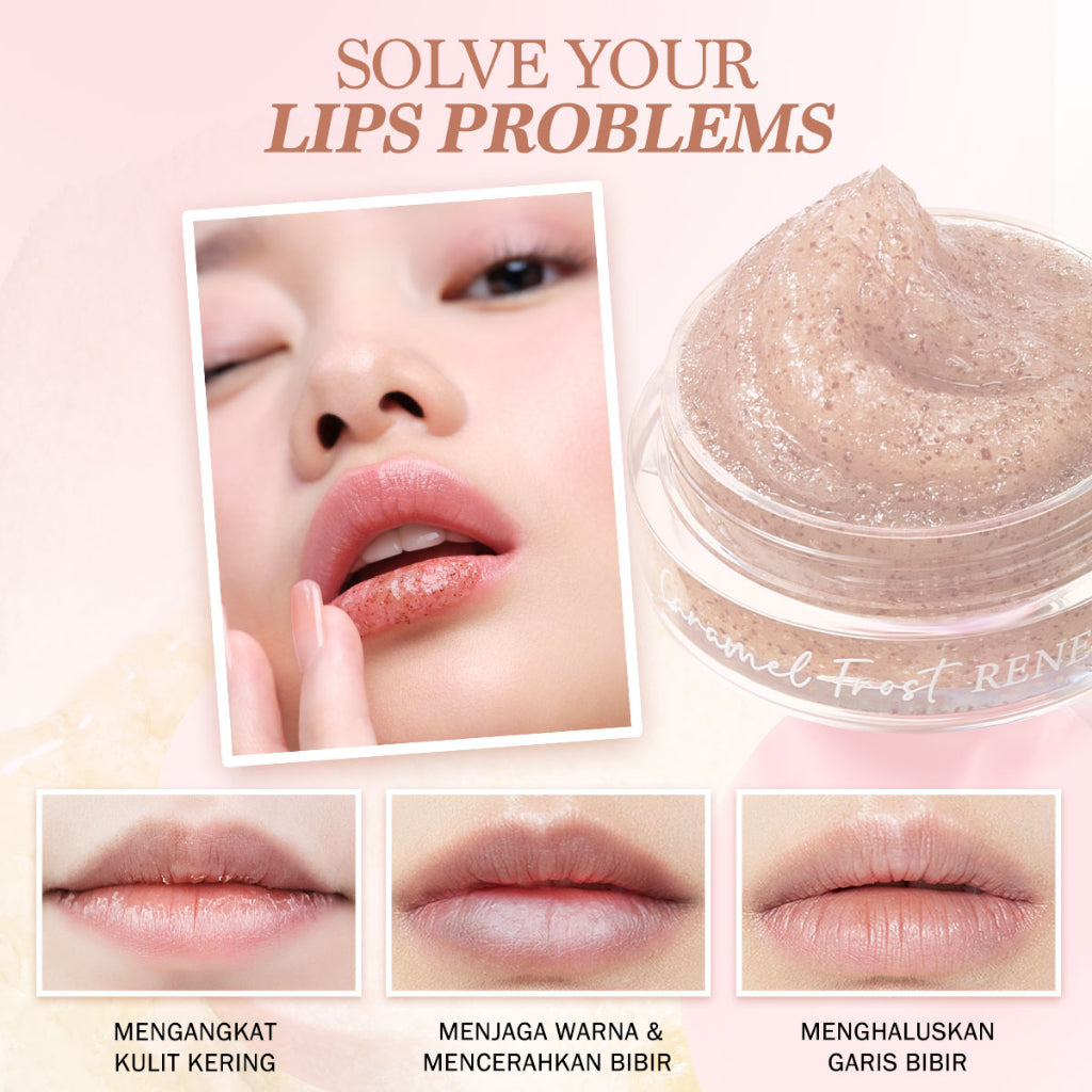 Barenbliss CARAMEL FROST RENEWING LIP SCRUB