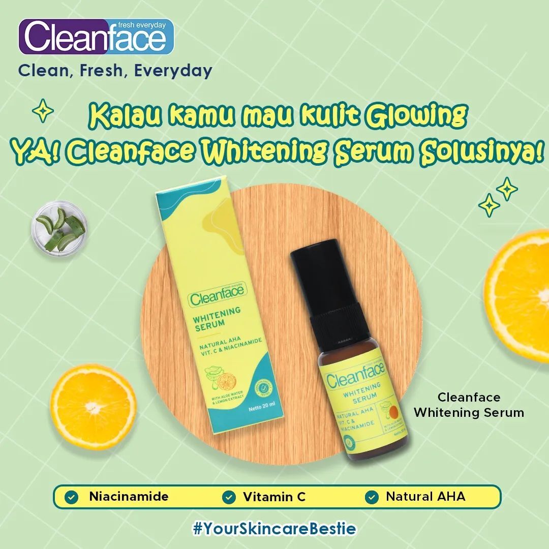 Clean Face Whitening Serum | 20 ml