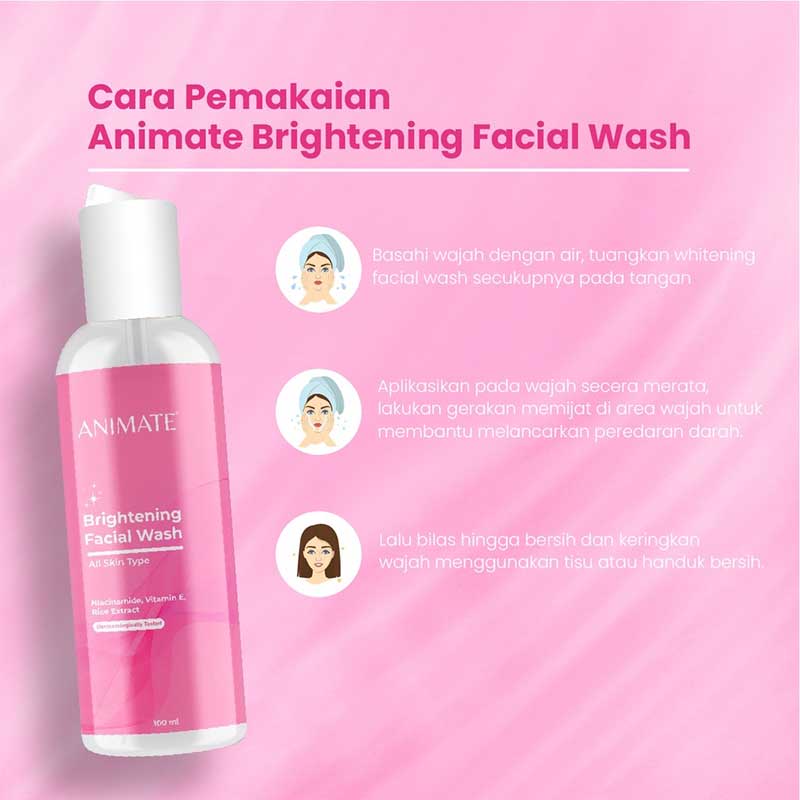 ANIMATE Brightening Facial Wash 100ml