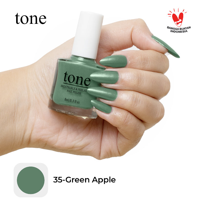 TONE Breathable and Peelable Nail Polish Hello Spring Palette Series 35