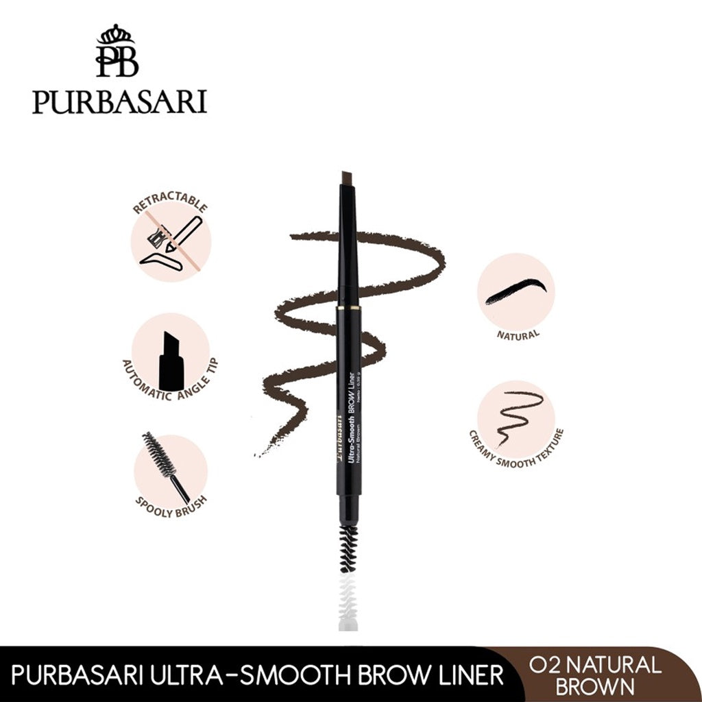 Purbasari Ultra Smooth Brow Liner Brown | 0,35 g