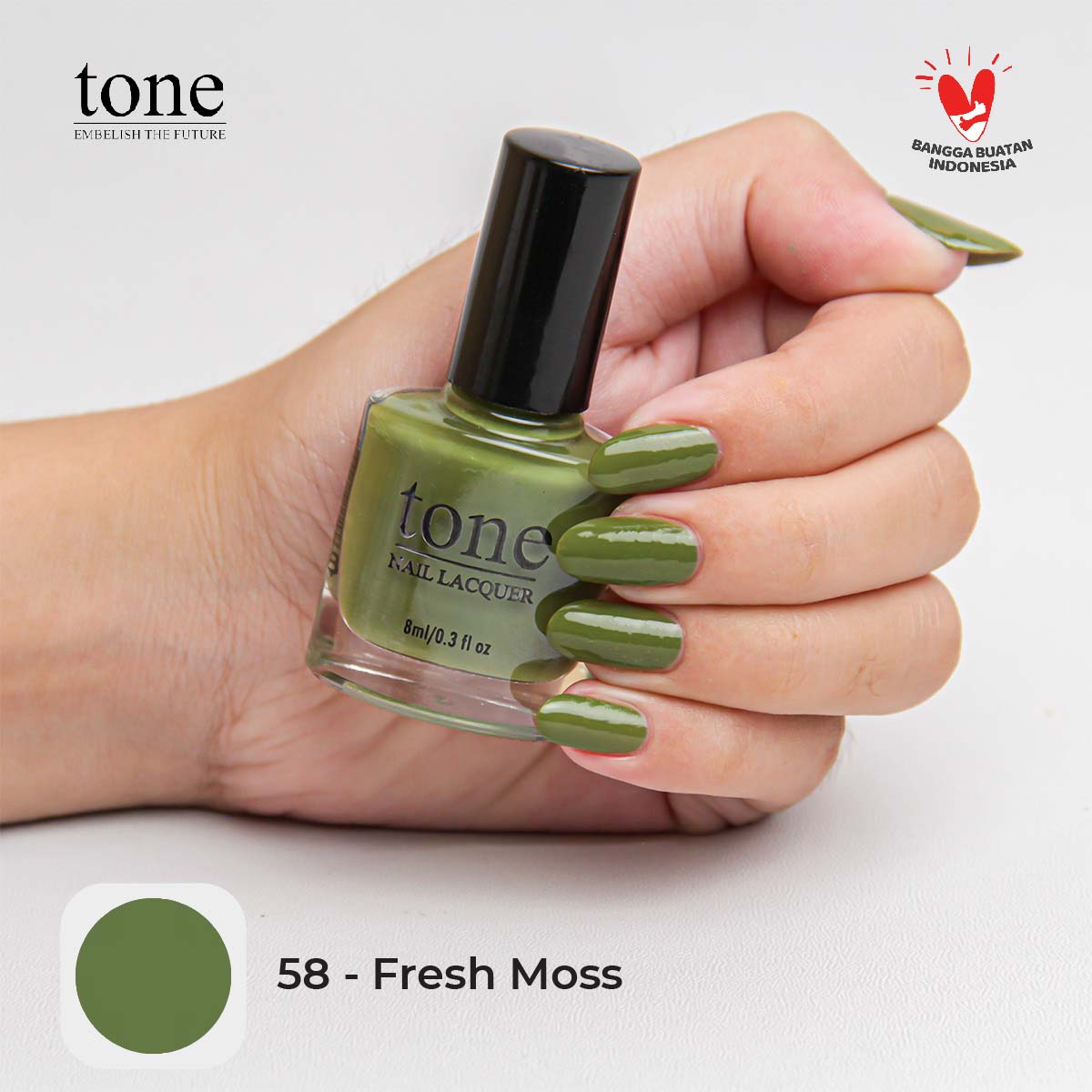 Tone Nail Polish Glossy Winter Mood Series 58 | 8 ml