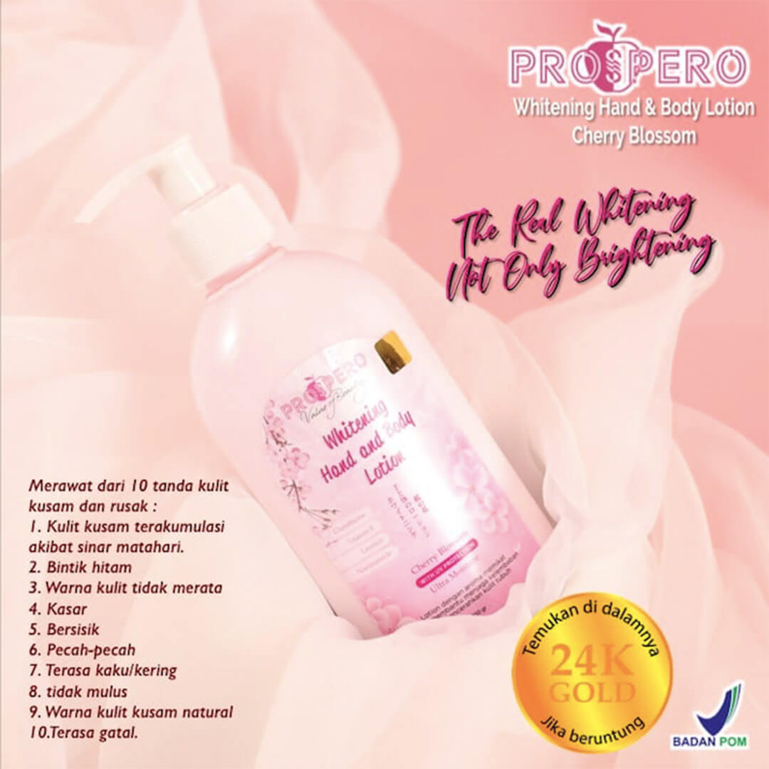 Prospero Whitening Hand & Body Lotion Cherry Blossom | 250 ml