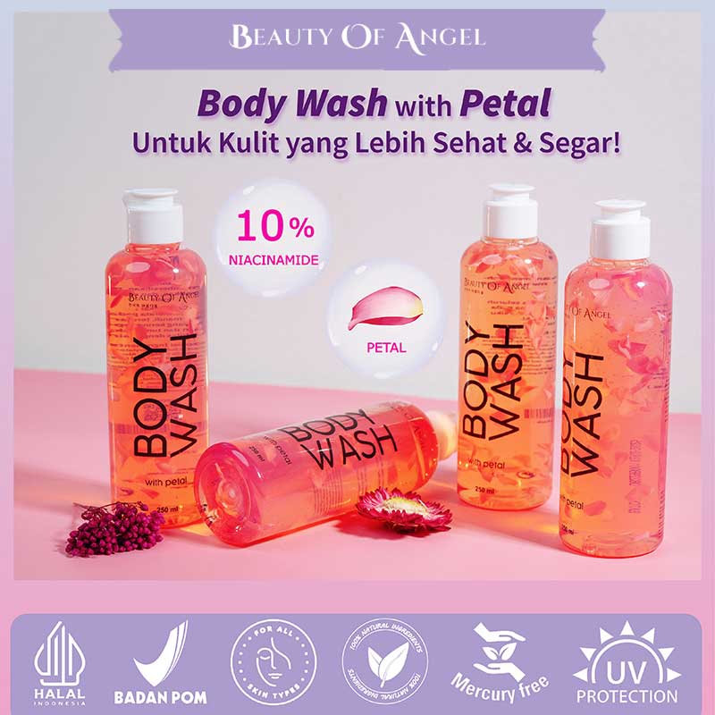 Beauty Of Angel Body Wash With Petal | 250 ml