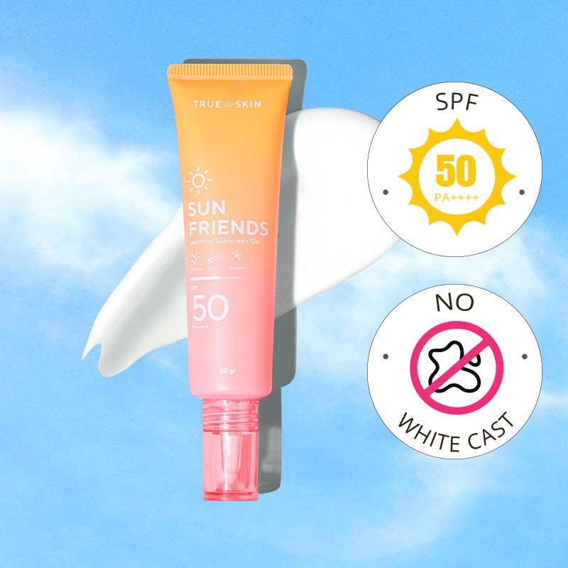 True To Skin Sunfriends Sunscreen Gel SPF 50 PA++++ | 30 ml