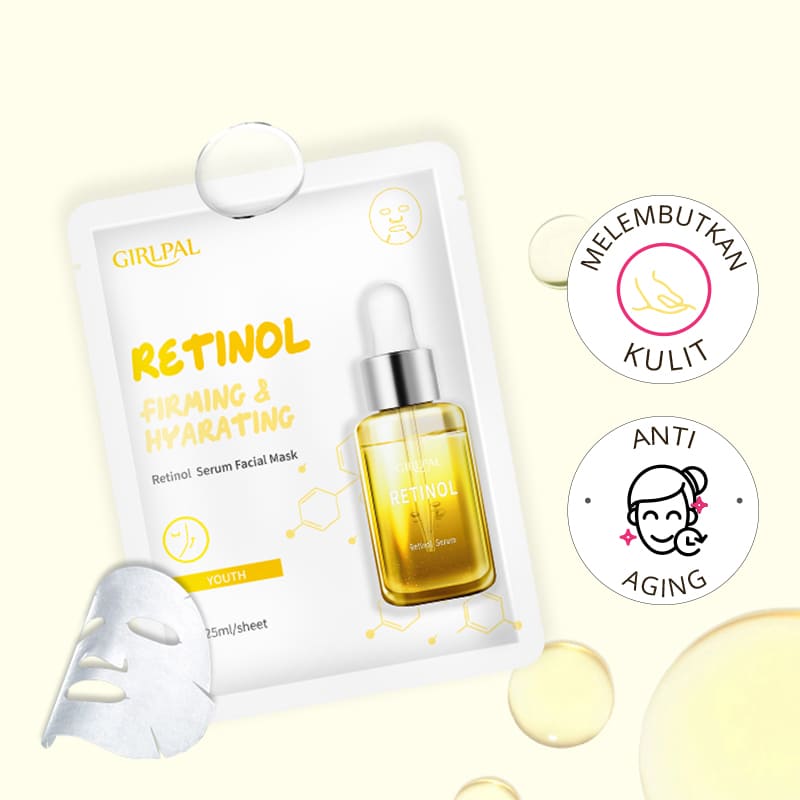 Girlpal Retinol Serum Face Sheet Mask