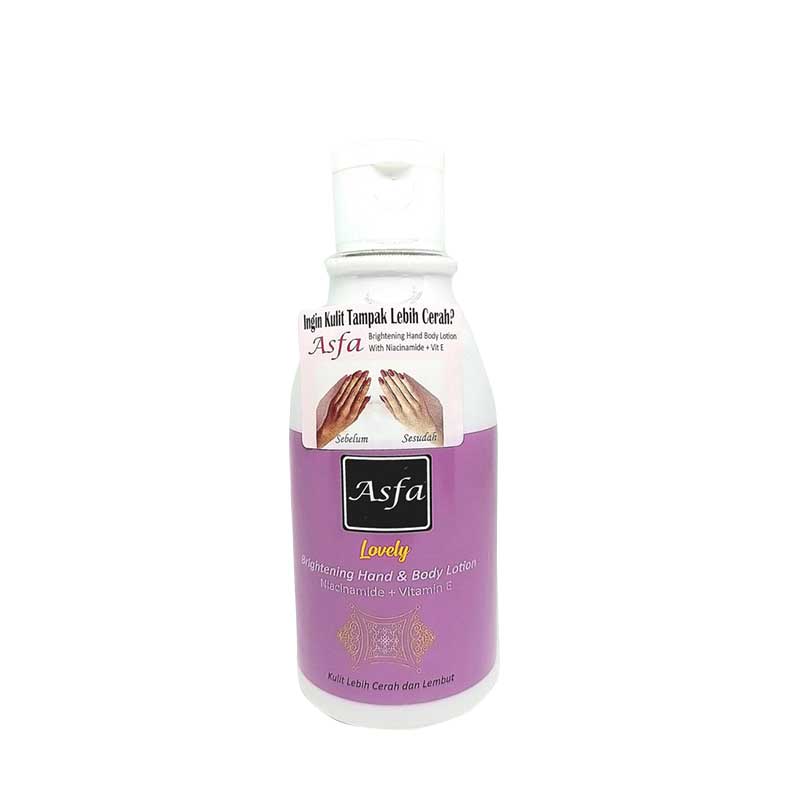 Asfa by Tokyo Night Brightening Body Lotion (Lovely) Violet Mini | 130 ml