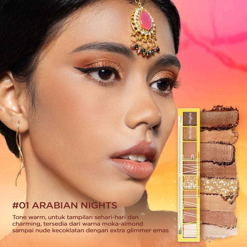 DAZZLE ME The World Traveler Eyeshadow Pallete 01 Arabian Night